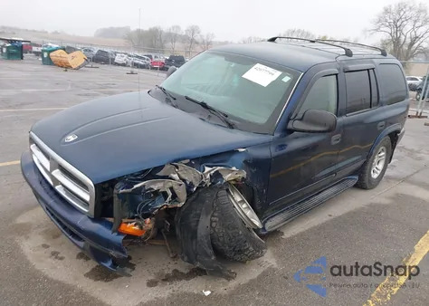 2003 Dodge Durango Slt из США, поврежденный, VIN 1D4HS48N83F579022